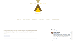 Desktop Screenshot of harvest-records.com